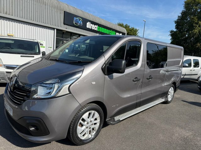 Renault Trafic 2015 1.6 Dci Energy 29 Sport Crew Van Lwb Euro 5 Silver #28