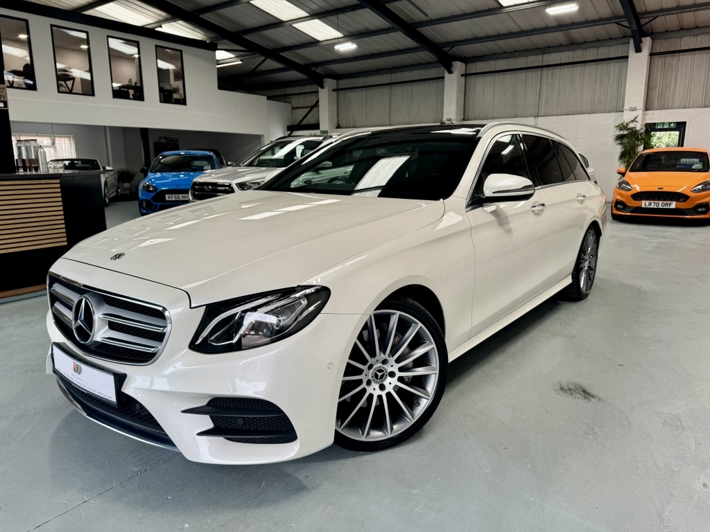 Mercedes-Benz E Class 2.0 E 220 D Amg Line Premium KU68LHC White