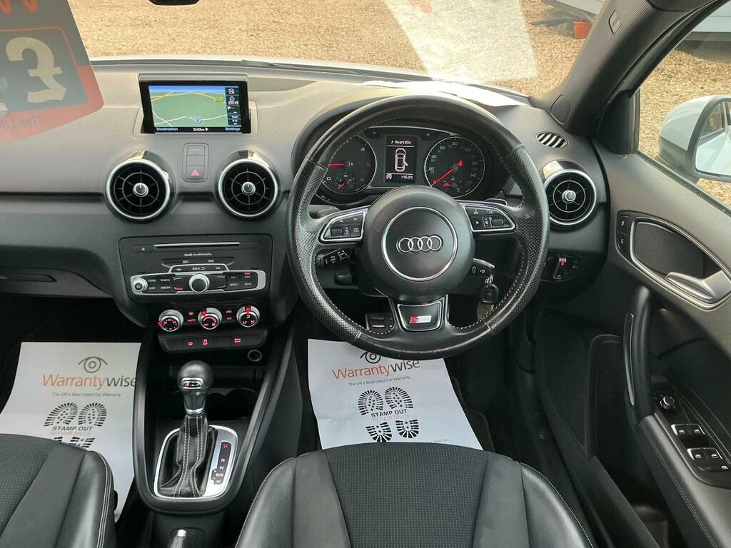 Audi A1 1.6 Tdi S Line S Tronic White #4