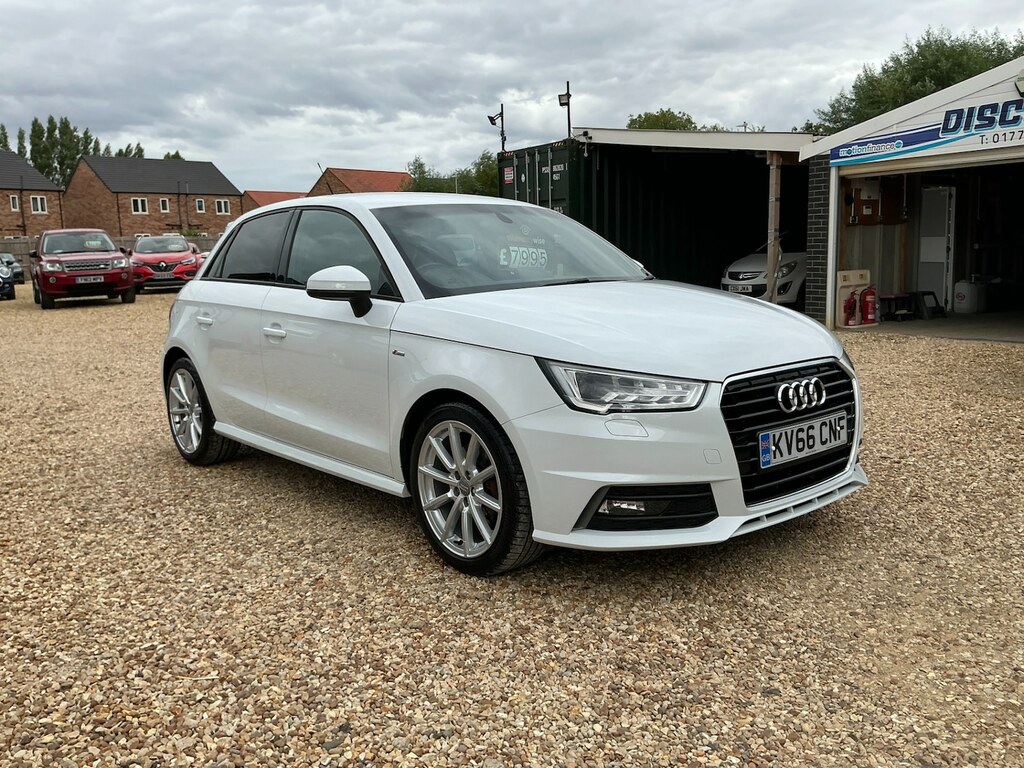 Audi A1 1.6 Tdi S Line S Tronic White #2