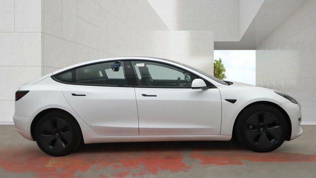Tesla Model 3 Motor Long Range Saloon MJ71XEO White #5