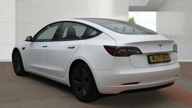 Tesla Model 3 Motor Long Range Saloon MJ71XEO White #4