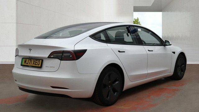 Tesla Model 3 Motor Long Range Saloon MJ71XEO White #3