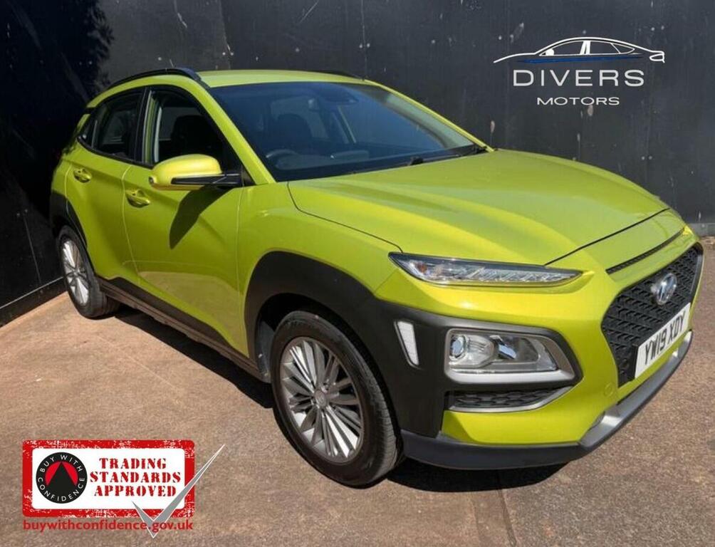 Hyundai Kona Suv 1.0 T-gdi Blue Drive Se Euro 6 Ss 2019 YW19XDY Yellow