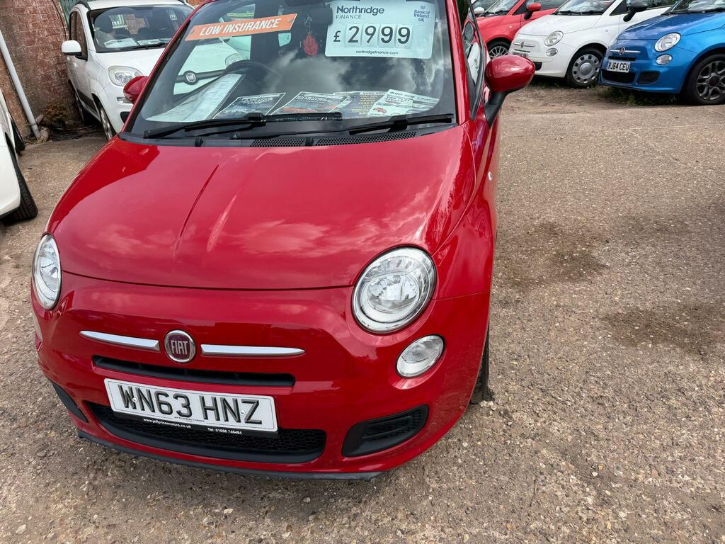 Fiat 500 S Red #4