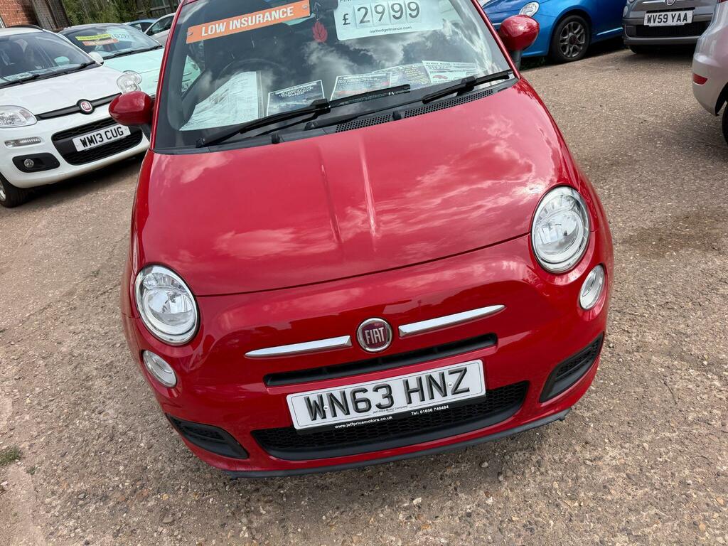 Fiat 500 S Red #3