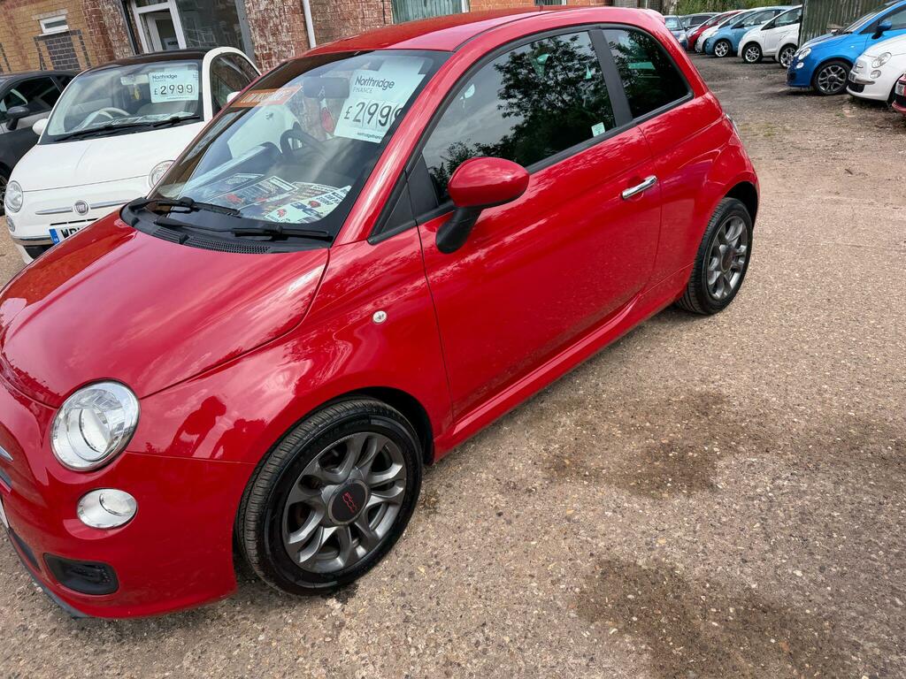 Fiat 500 S Red #6