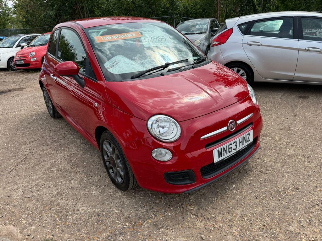 Fiat 500 S Red