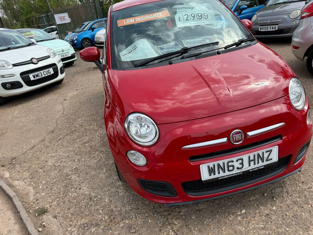 Fiat 500 S Red #2