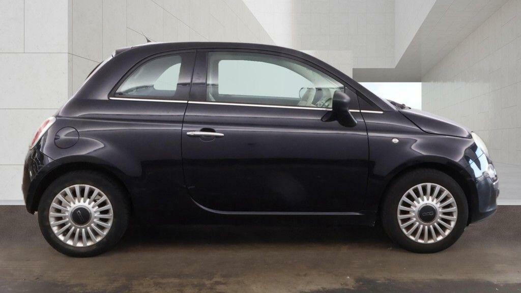 Fiat 500 Lounge Black #5