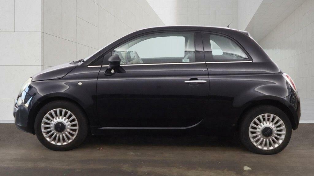 Fiat 500 Lounge Black #6