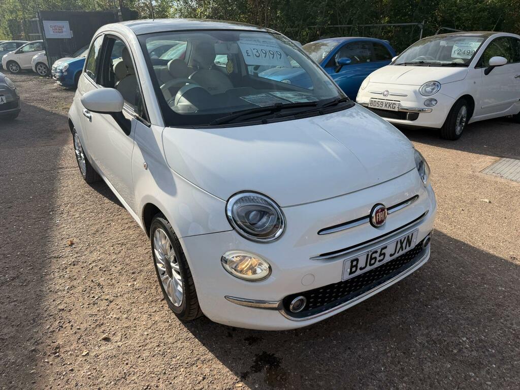 Fiat 500 Lounge White