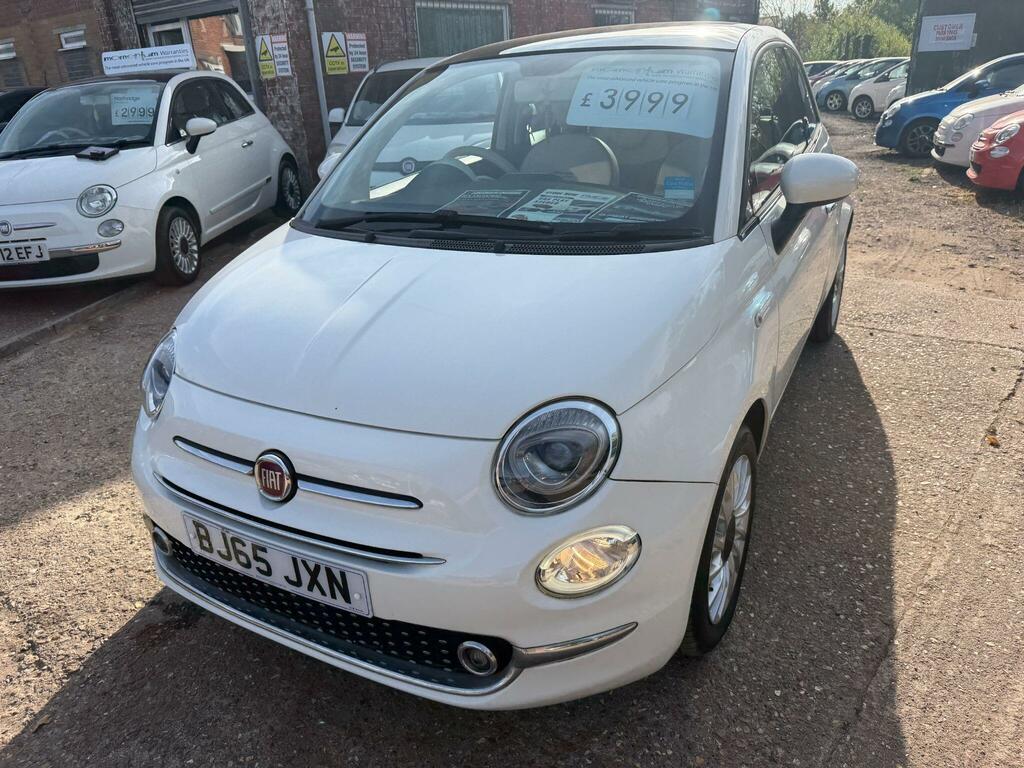 Fiat 500 Lounge White #4
