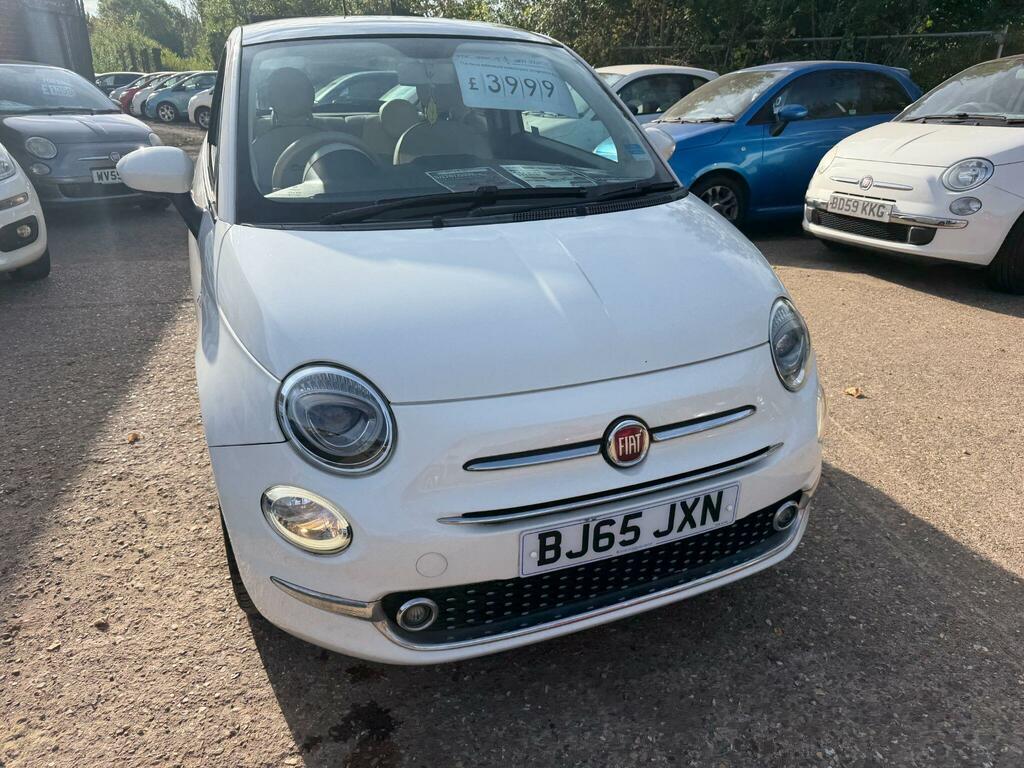Fiat 500 Lounge White #2