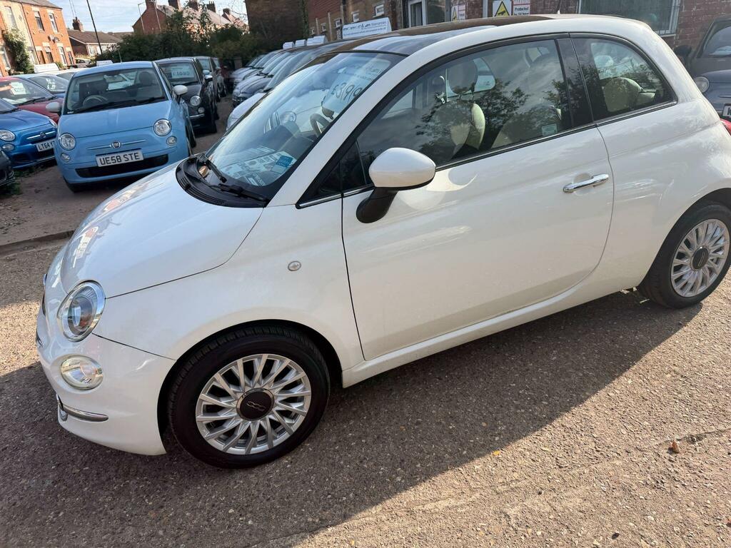 Fiat 500 Lounge White #6