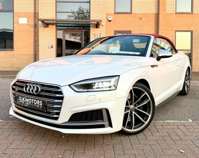 Audi S5 3.0 Tfsi V6 Cabriolet Tiptronic Quattro White #3
