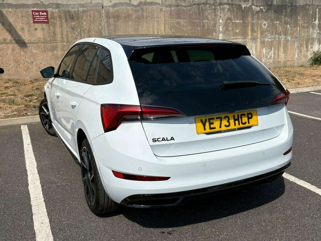 Skoda Scala 1.0 Tsi 110 Monte Carlo YE73HCP White #3