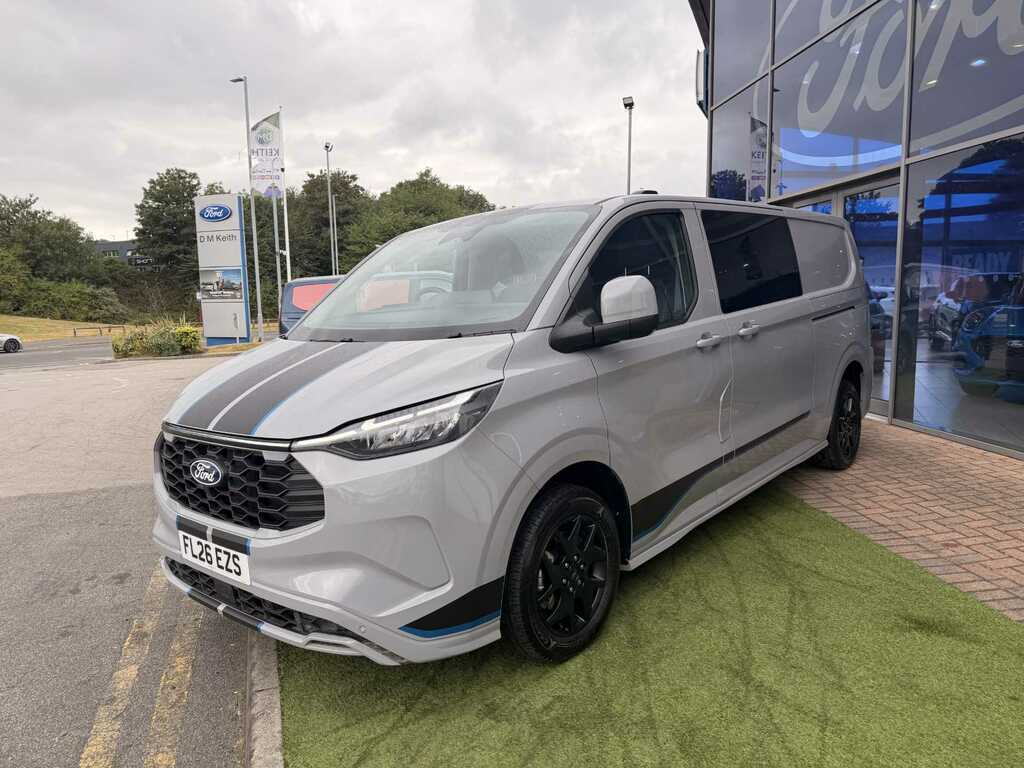 Ford Transit Custom 2.5 Phev 232Ps H1 Double Cab Van Sport FL26EZS Grey #3