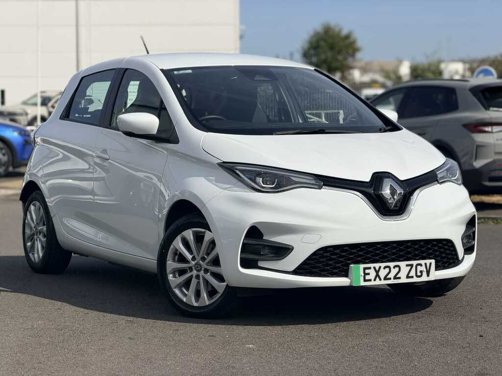 Renault Zoe 80Kw Iconic R110 50Kwh Rapid Charge White