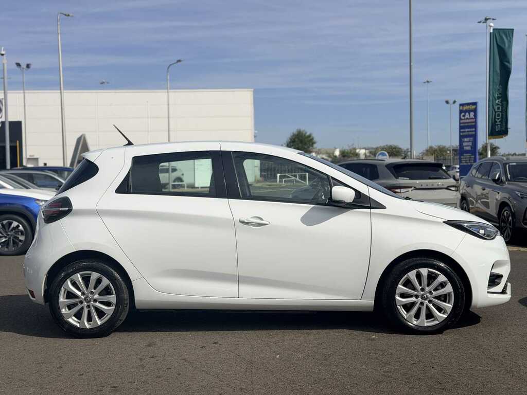 Renault Zoe 80Kw Iconic R110 50Kwh Rapid Charge White #4
