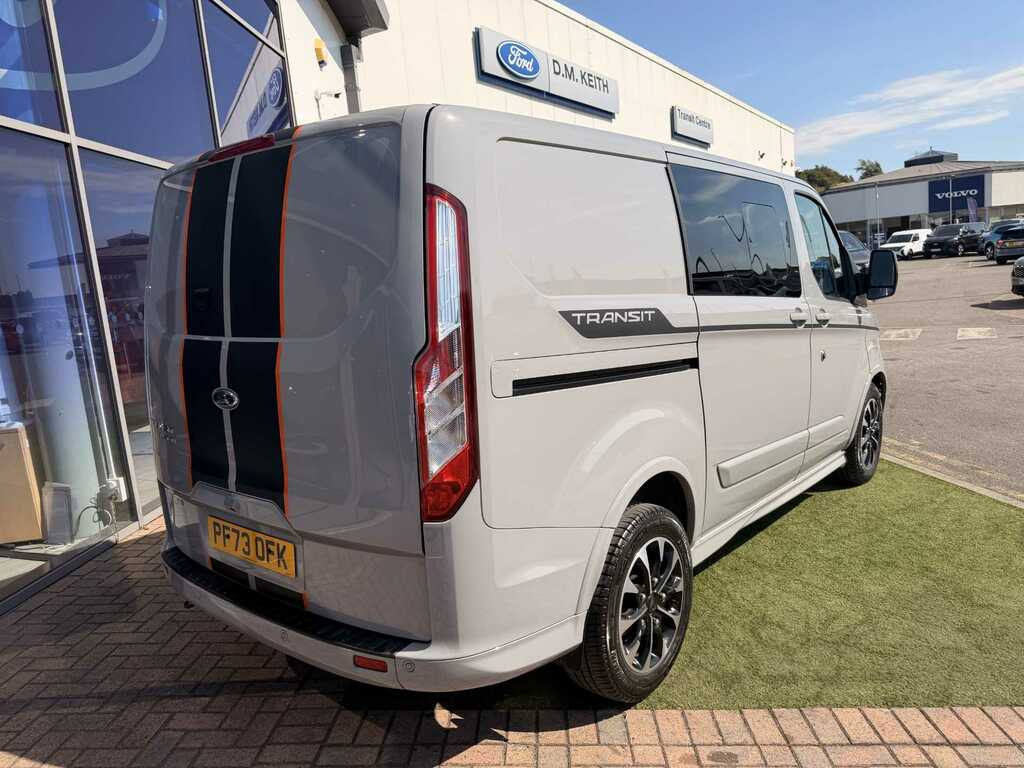 Ford Transit Custom 2.0 Ecoblue 170Ps Low Roof Dcab Sport Van PF73OFK Grey #6