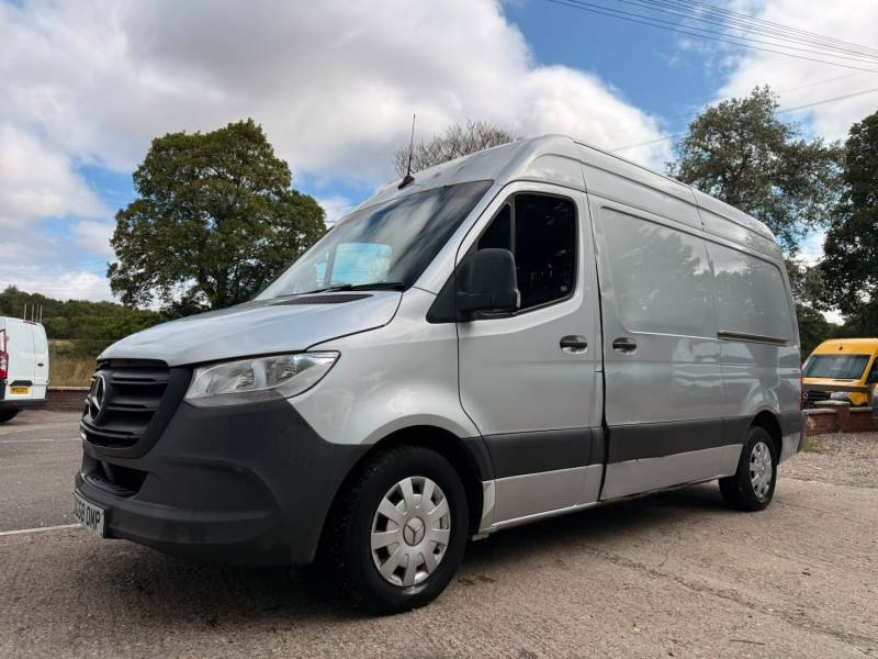 Mercedes-Benz Sprinter 2.1 314 Cdi Rwd L2 Mwb Aircon Rev Cam Silver #2