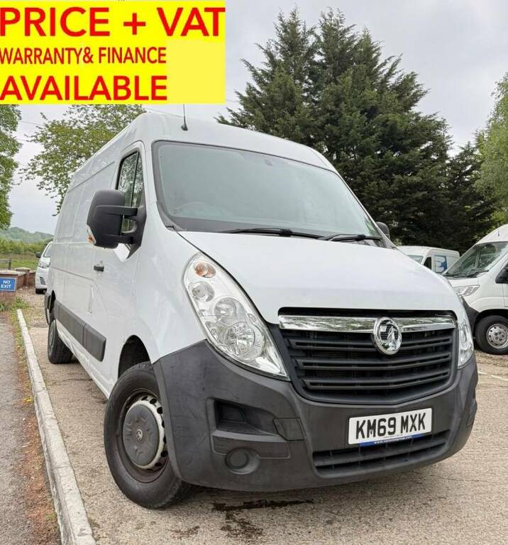 Vauxhall Movano 2.3 Cdti 3500 Fwd L2 Mwb Only 75,000 Miles White