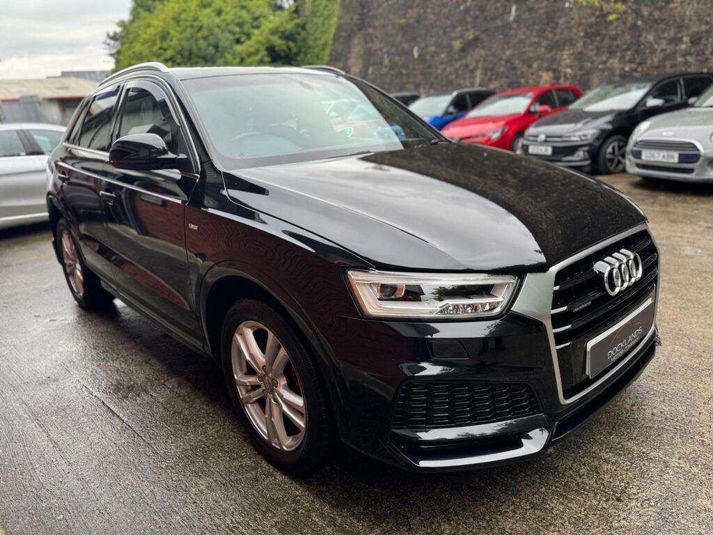 Audi Q3 2.0 Tdi S Line Edition Suv LA66EXM Black #3