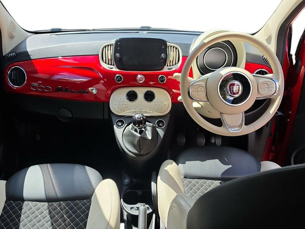 Fiat 500C 1.0 Mild Hybrid Red Grey #10