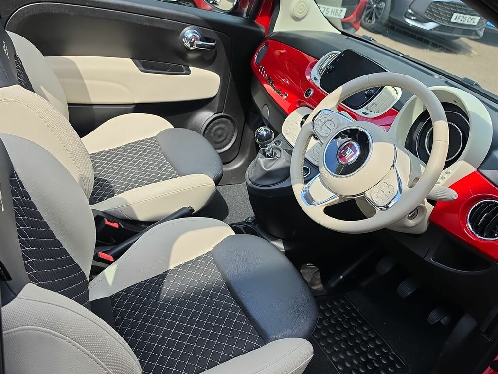Fiat 500C 1.0 Mild Hybrid Red Grey #23