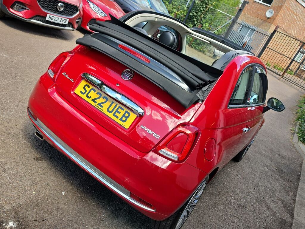 Fiat 500C 1.0 Mild Hybrid Red Grey #20