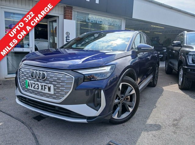 Audi Q4 E Tron 40 S Line Sportback 82Kwh 204 P AV23XFW Blue