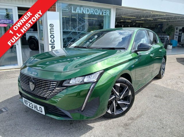 Peugeot 308 1.6 12.4Kwh Allure Premium Hatchback Pl Green