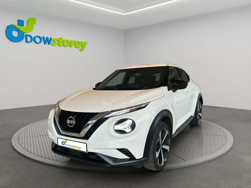 Nissan Juke 1.0 Dig-t Tekna White #3