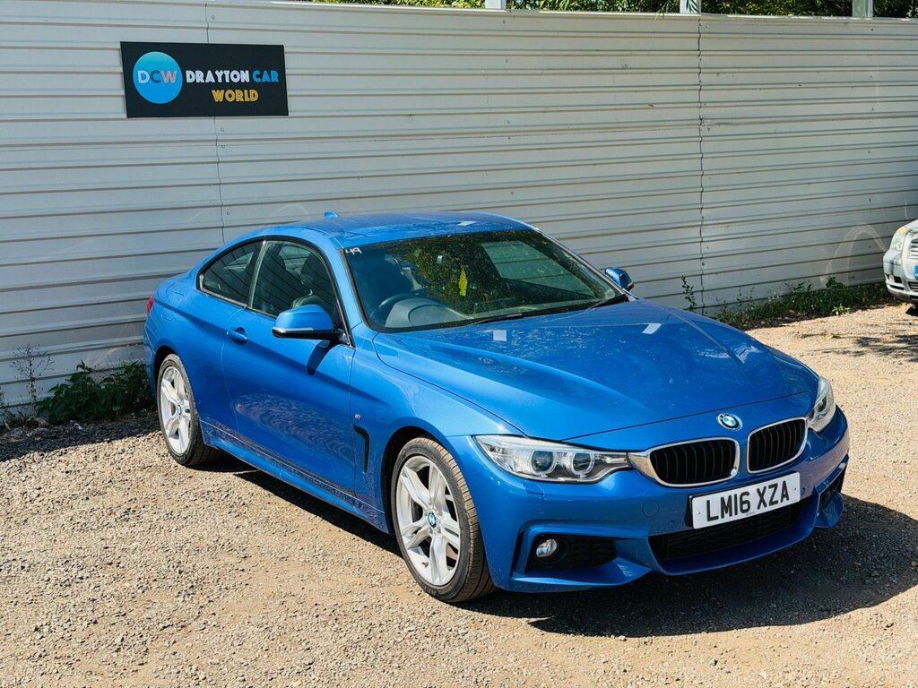 BMW 4 Series 2.0 420D M Sport Euro 6 Ss LM16XZA Blue #4