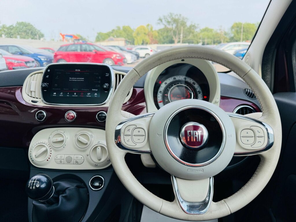 Fiat 500 1.2 Lounge Dualogic Euro 6 Ss White #22