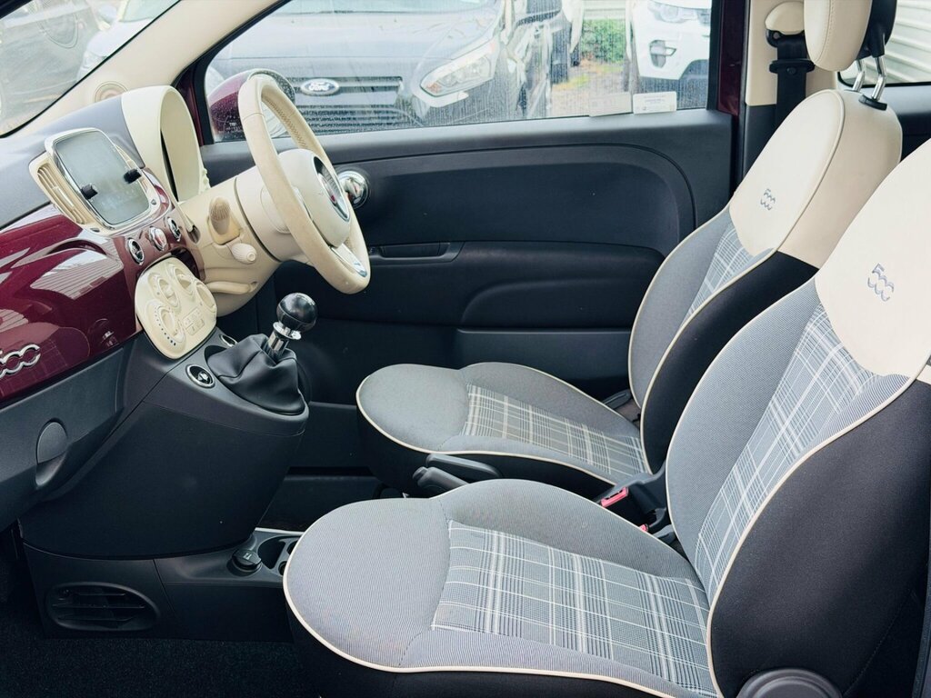 Fiat 500 1.2 Lounge Dualogic Euro 6 Ss White #16