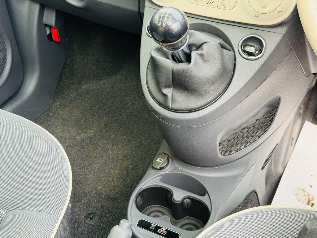 Fiat 500 1.2 Lounge Dualogic Euro 6 Ss White #33