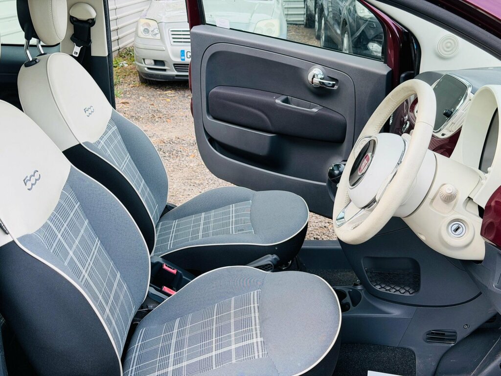 Fiat 500 1.2 Lounge Dualogic Euro 6 Ss White #11