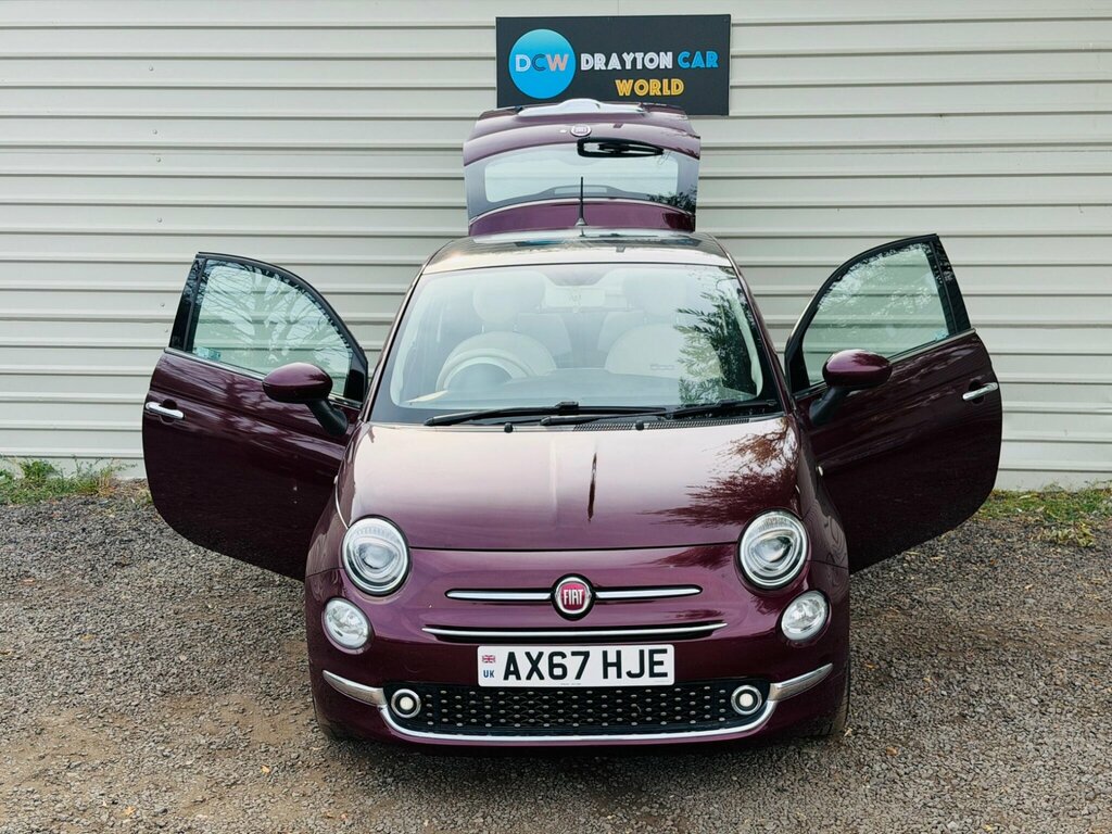 Fiat 500 1.2 Lounge Dualogic Euro 6 Ss White #9