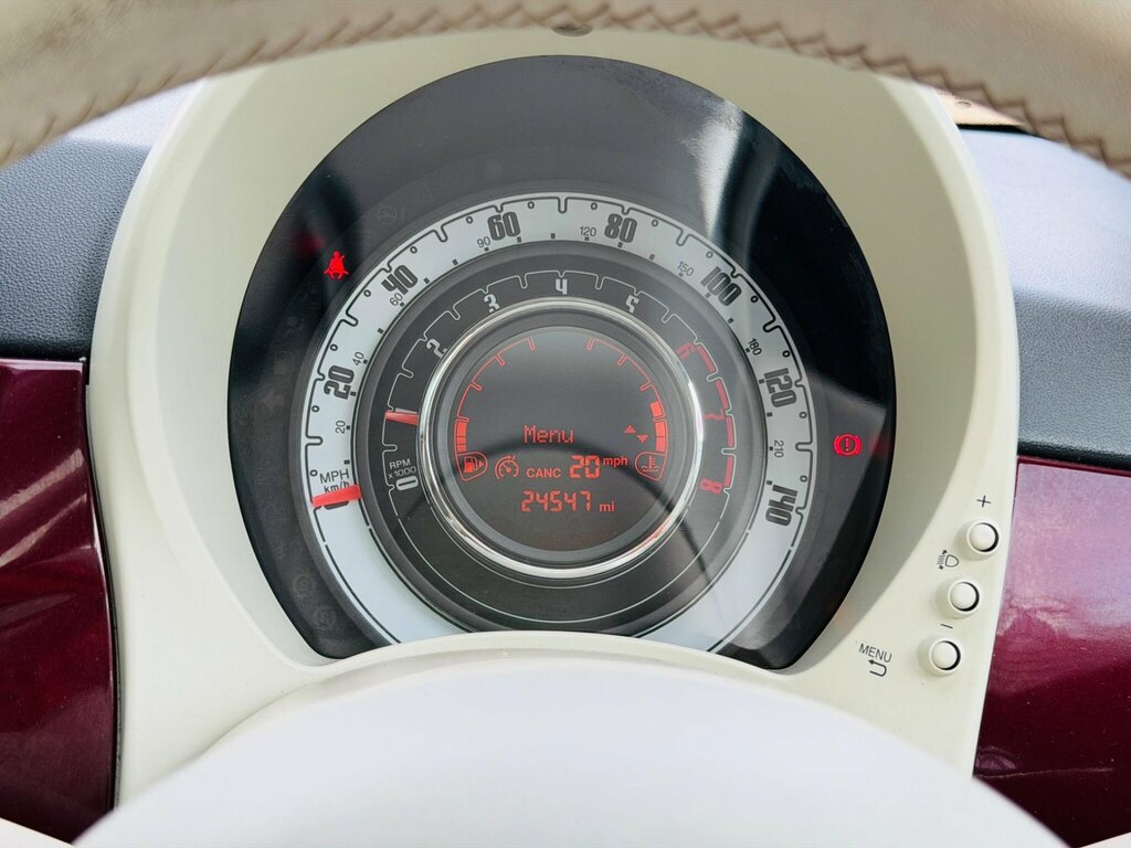 Fiat 500 1.2 Lounge Dualogic Euro 6 Ss White #26