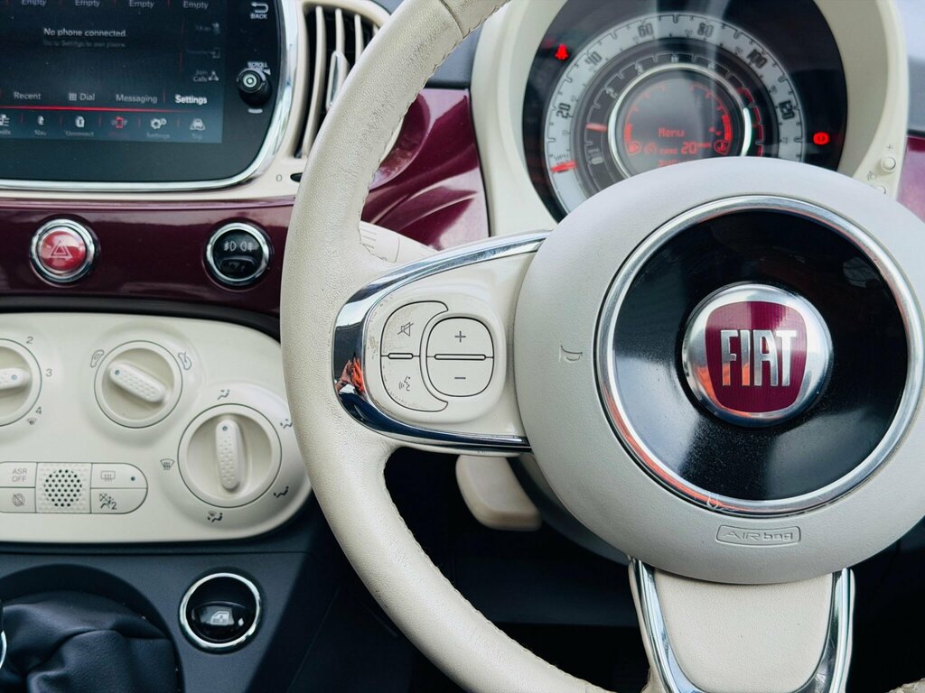 Fiat 500 1.2 Lounge Dualogic Euro 6 Ss White #24