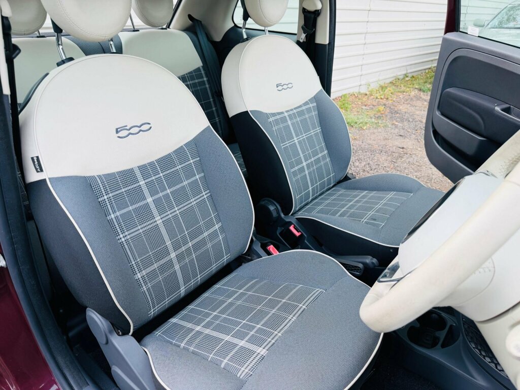 Fiat 500 1.2 Lounge Dualogic Euro 6 Ss White #12