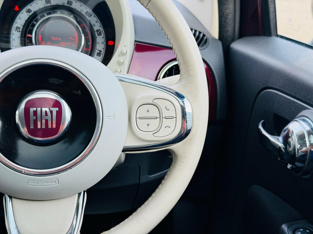 Fiat 500 1.2 Lounge Dualogic Euro 6 Ss White #25