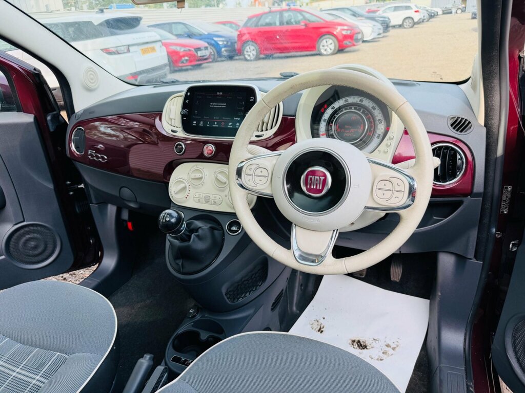 Fiat 500 1.2 Lounge Dualogic Euro 6 Ss White #13