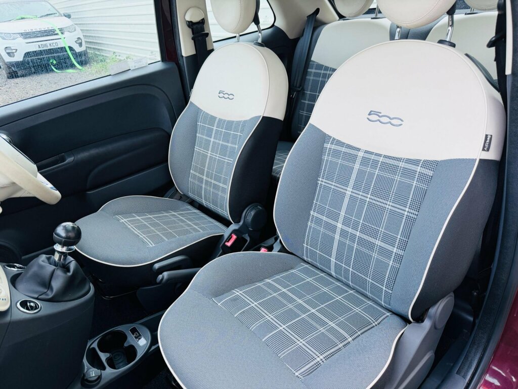 Fiat 500 1.2 Lounge Dualogic Euro 6 Ss White #17