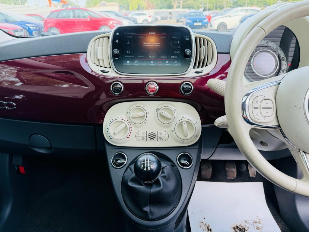 Fiat 500 1.2 Lounge Dualogic Euro 6 Ss White #28