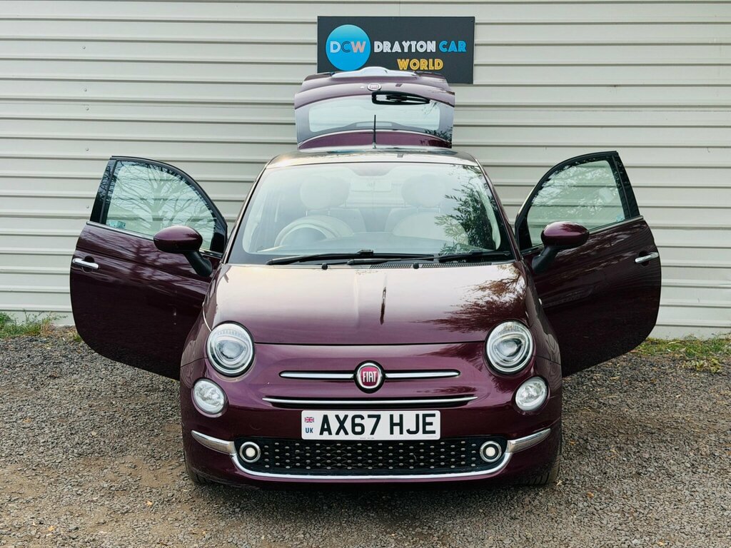 Fiat 500 1.2 Lounge Dualogic Euro 6 Ss White #6