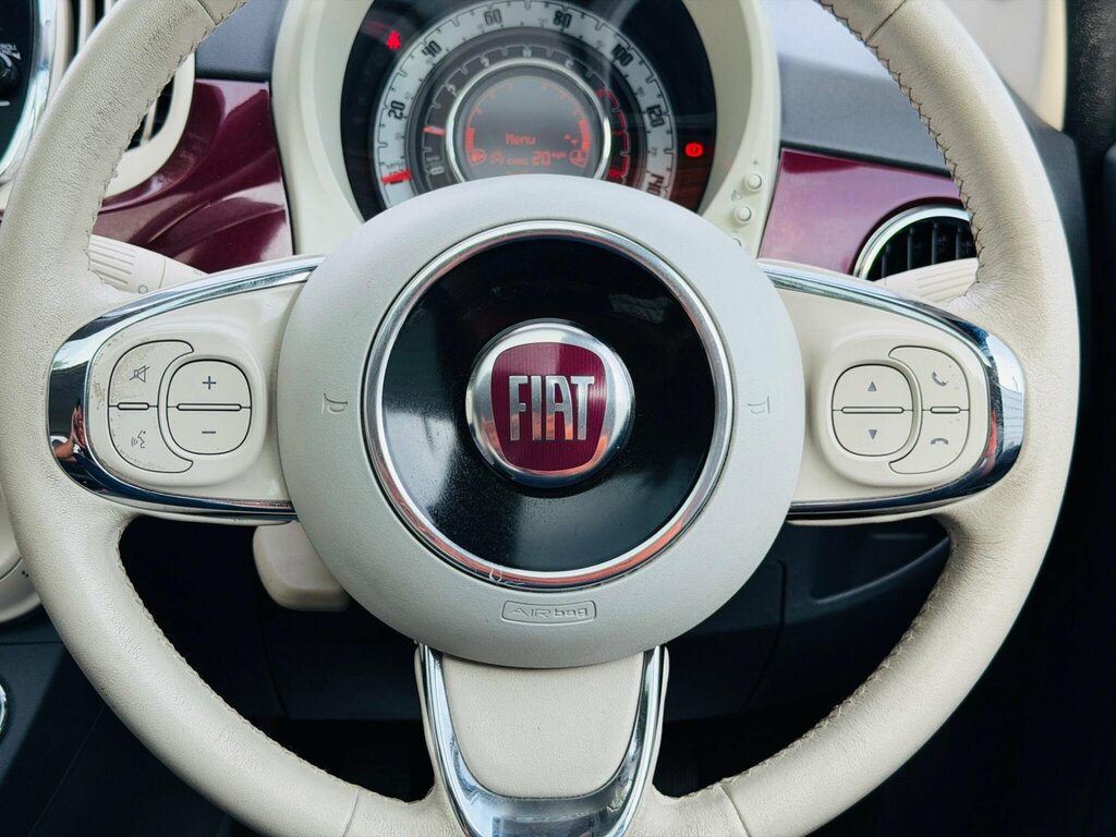Fiat 500 1.2 Lounge Dualogic Euro 6 Ss White #23