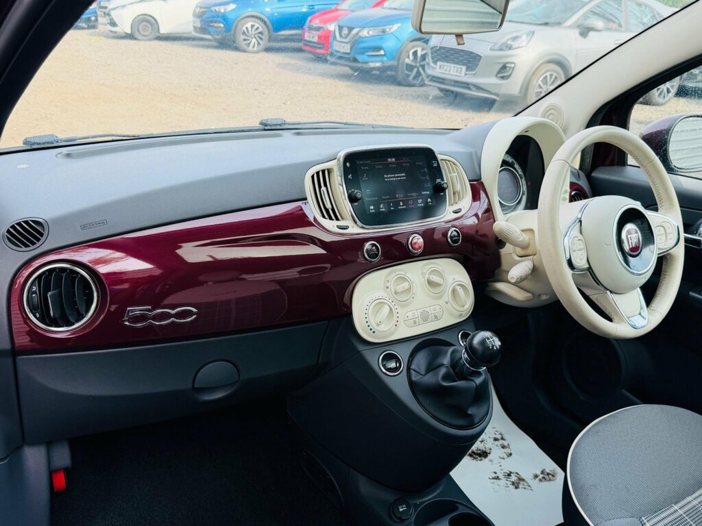 Fiat 500 1.2 Lounge Dualogic Euro 6 Ss White #19